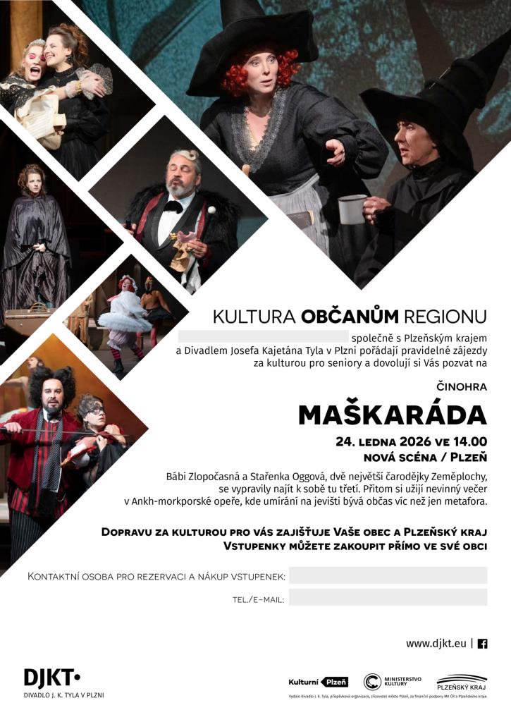 plakát na představení 